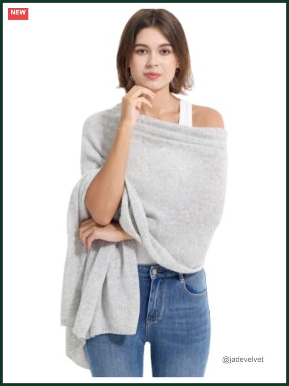Chic Cashmere Wool Blend Wrap Shawl Pashmina Travel Plane Stole
